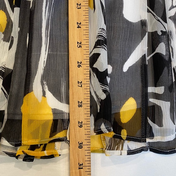 Peter Nygard Silk Floral Midi Skirt, Size 12, Boho Fairycore - Picture 6 of 6